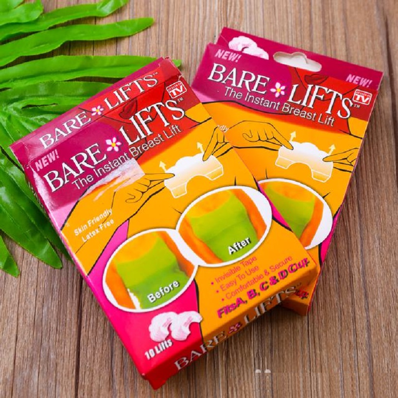 Hôp 10 miếng dán nâng ngực Bare Lift