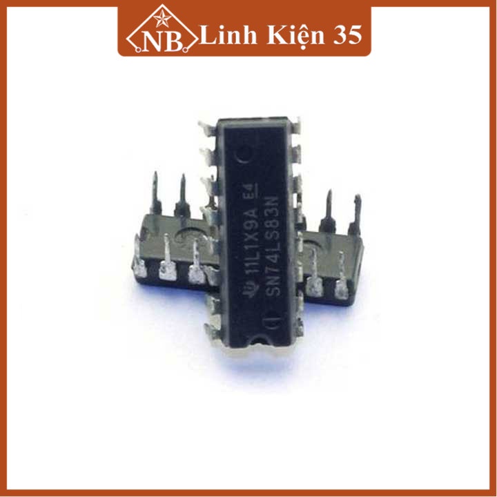 IC 74LS83 4-bit Binary Full Adder DIP16 linh kiện điện tử 16 chân cắm
