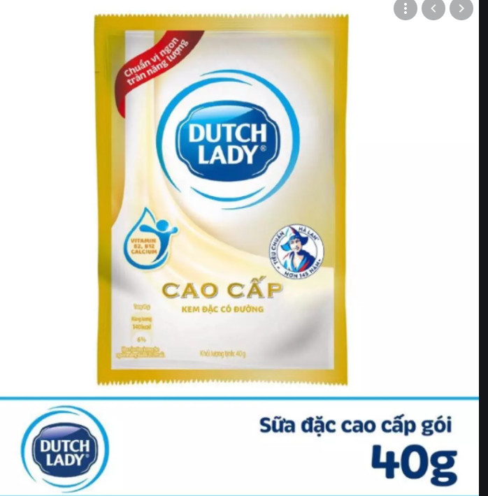Combo 12 gói Sữa đặc cao cấp Cô gái Hà Lan (1 gói 40g)