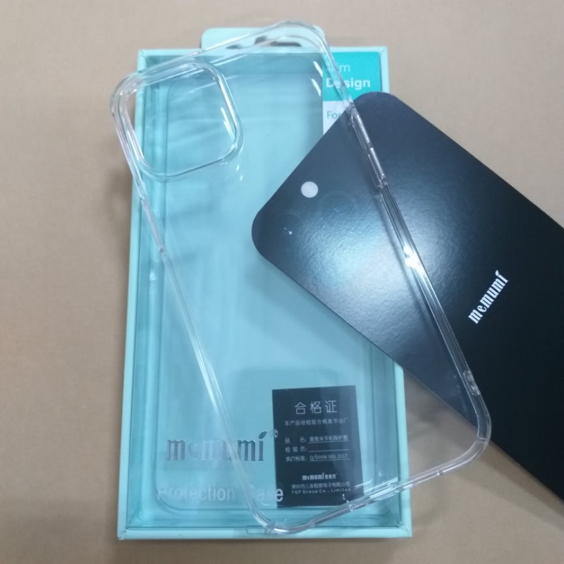 Ốp Lưng iPhone 12 Pro Max Cứng Trong Suốt Hiệu Memumi