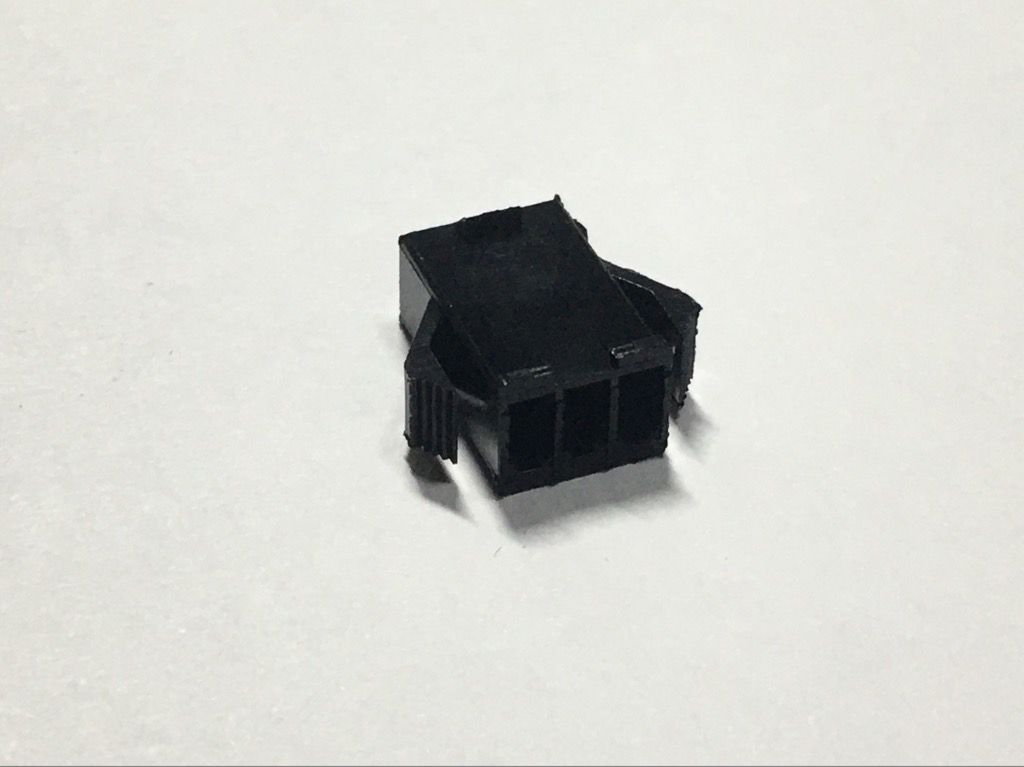 Vỏ đầu giắc cắm 3P SM 2.54mm đực chân kim( 5 chiếc)
