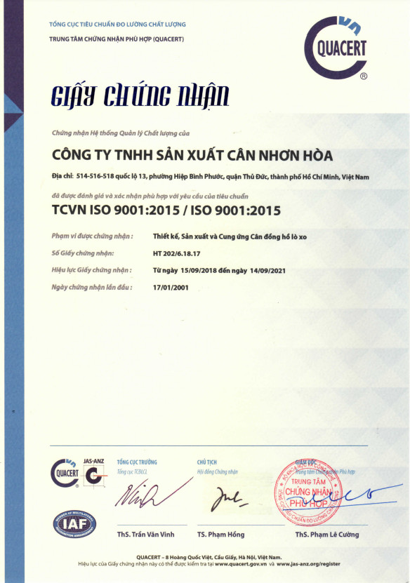 Cân trẻ sơ sinh Nhơn Hòa 20kg
