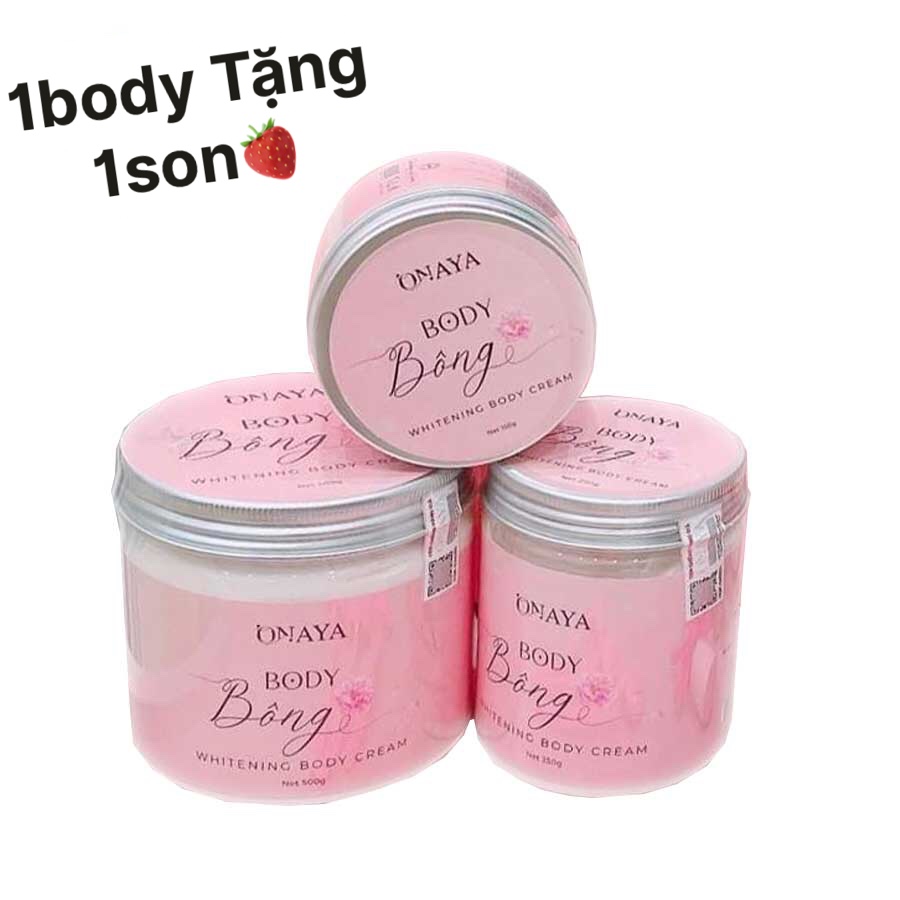 Kem body bông onaya dưỡng trắng da