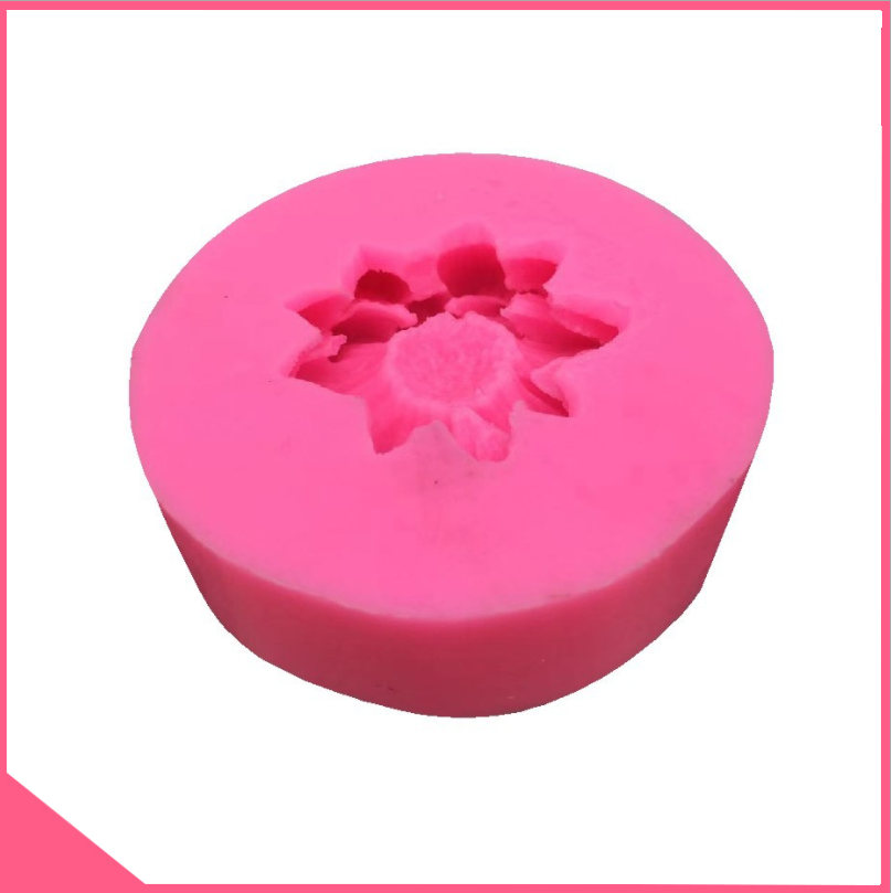 Khuôn silicon 4d làm rau câu hoa cúc bi