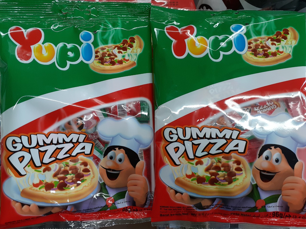Kẹo dẻo Pizza gói 96gam