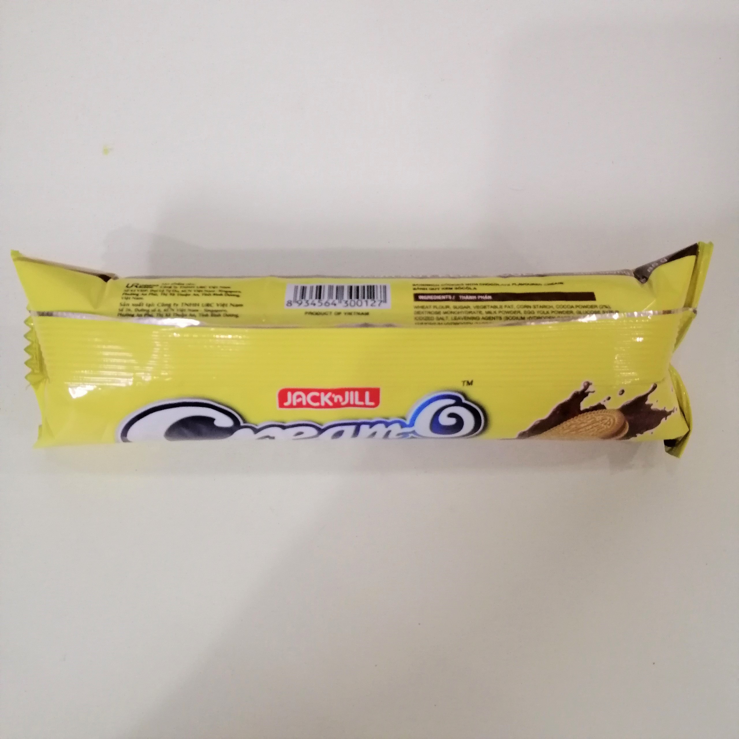Bánh Quy Cream-O Kem Sôcôla (Cây 85g - Vàng)