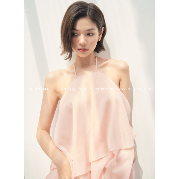 [C'MEE] Set áo cổ yếm kèm chân váy Quincy Set