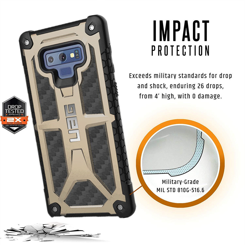 Ốp lưng UAG Monarch Carbon Fiber Cho Samsung Galaxy Note 9 / Galaxy Note 8