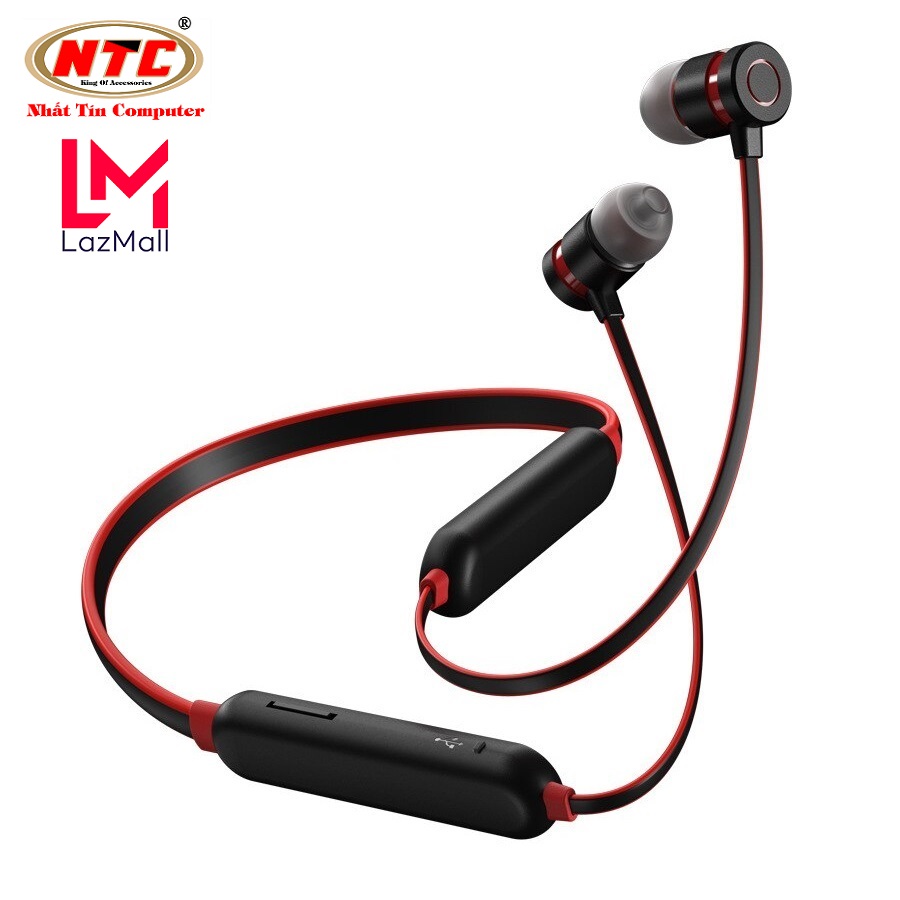 Tai nghe bluetooth Remax RX-S100 Neck-band Sports V5.0, pin dùng 10H, có khe gắn thẻ nhớ - Nhat Tin Authorised Store