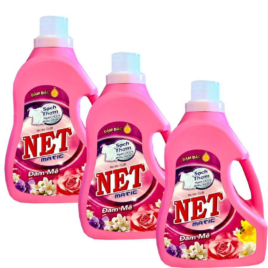 [HCM] Nước Giặt Net Matic  3.3L 4 màu