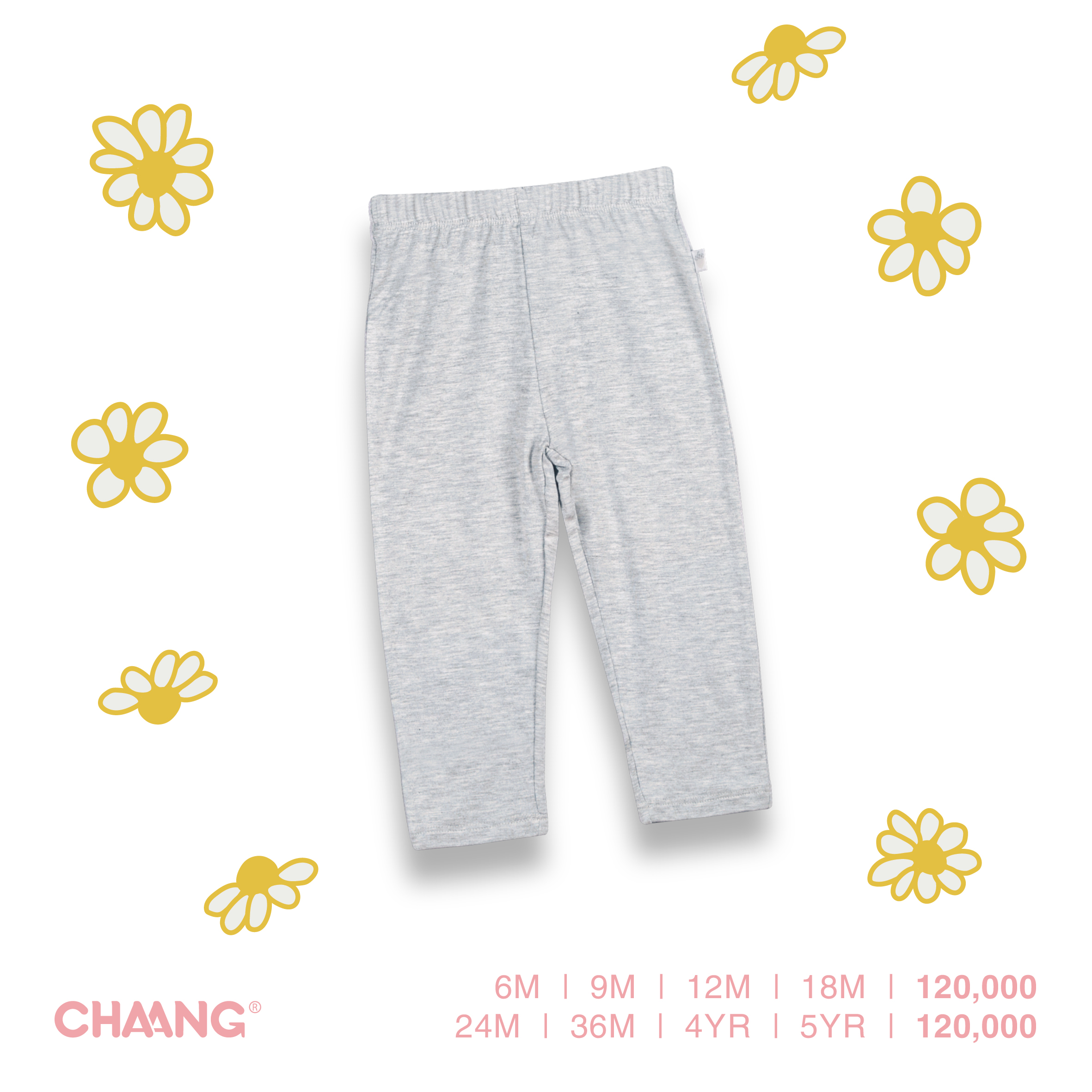 [CHAANG] Quần Legging cho bé Park ghi xước Chaang