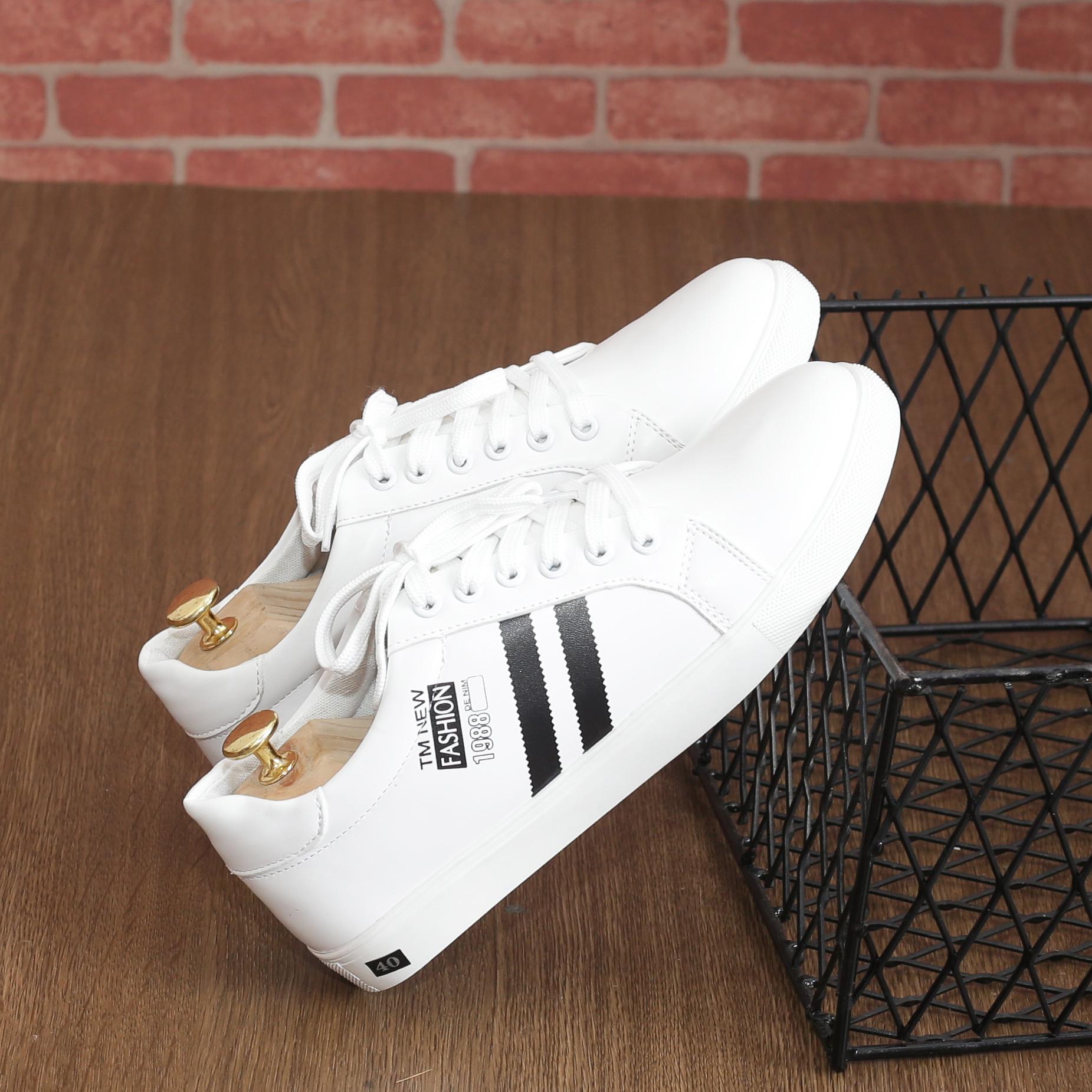 Giày nam, giày sneaker nam hot 2019 (Trắng)