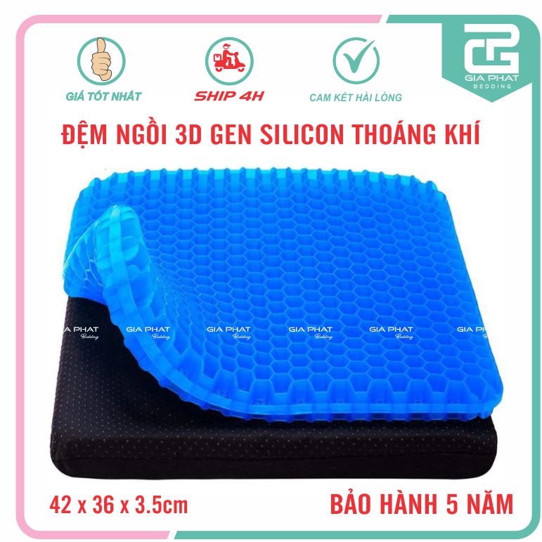Đệm ngồi 2 lớp 3d thoáng khí magic cushion - nệm lót ghế văn phòng, nệm lót ghế ô tô