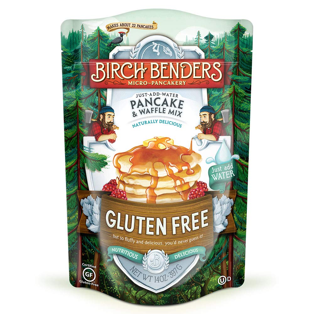 Bột bánh pancake gluten-free birch benders pancake & waffle mix, 397g