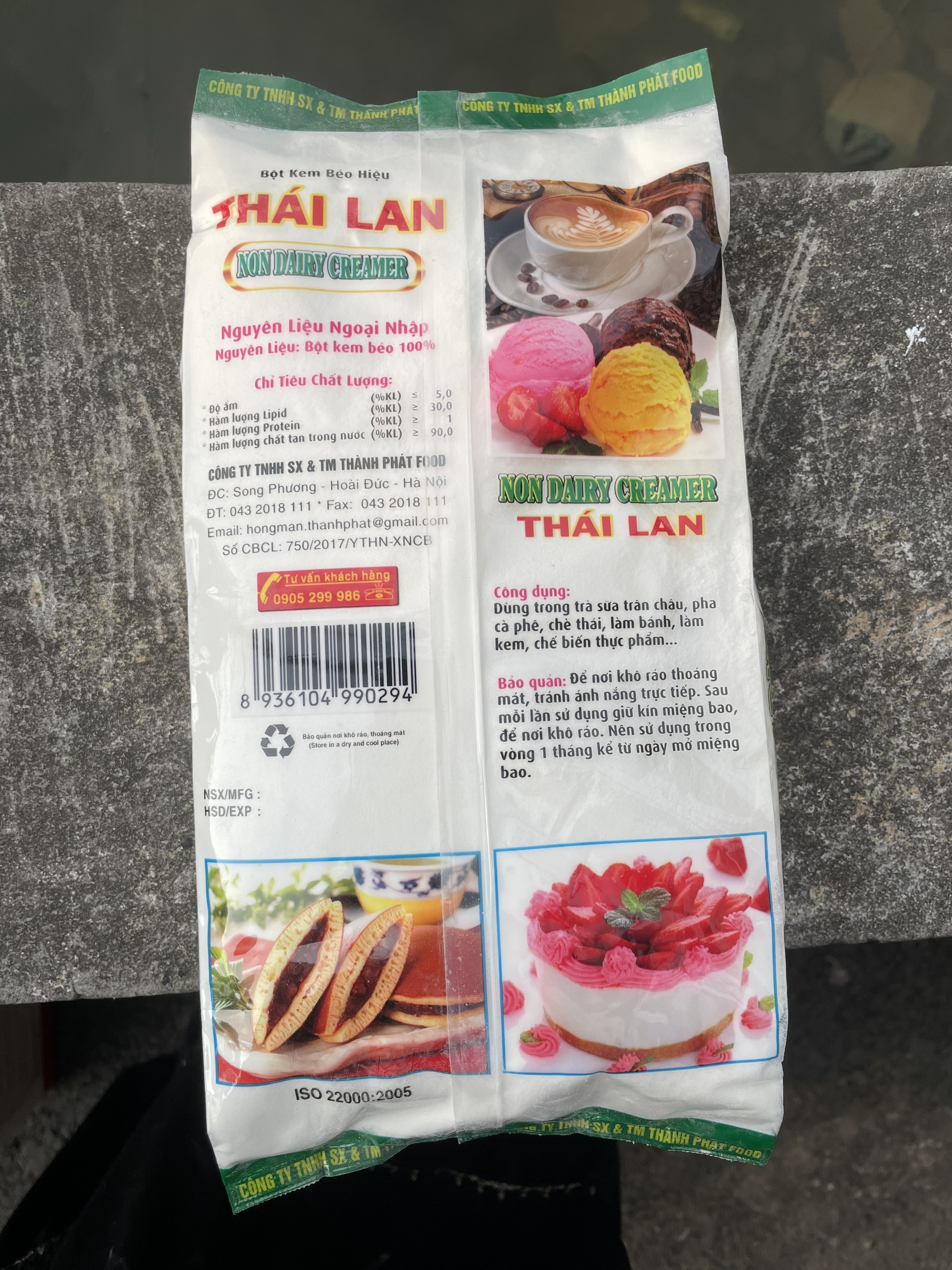 Bột kem béo Thái lan hiệu Thành Phát 1kg