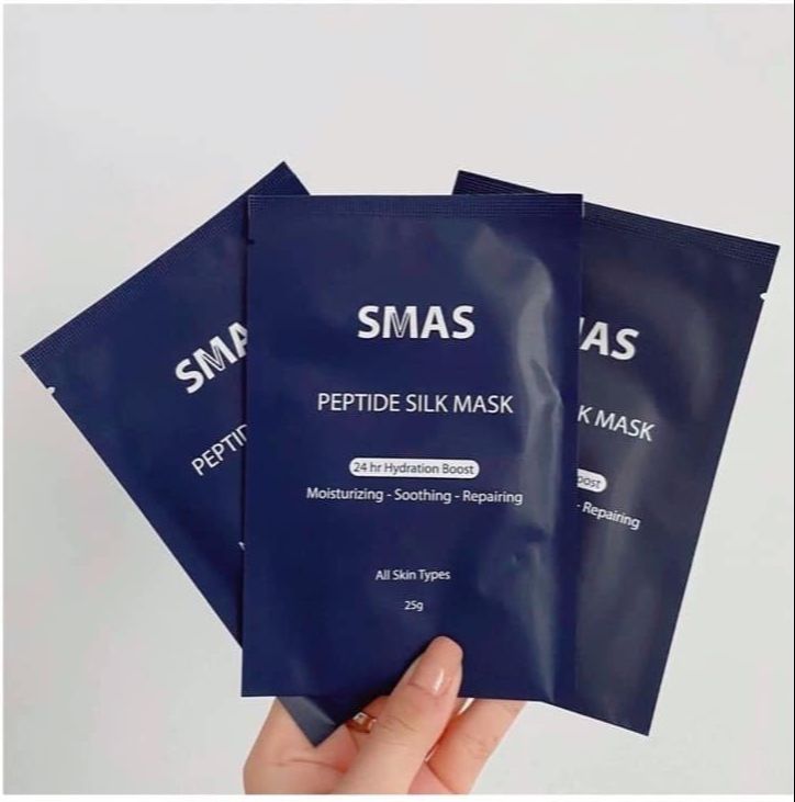 Mặt nạ phục hồi cấp ẩm cao cấp smas peptide silk mask 25g