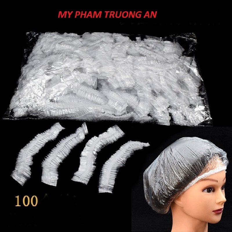 100 mũ trùm đầu nilon cho salon có thể tái sử dụng cao cấp
