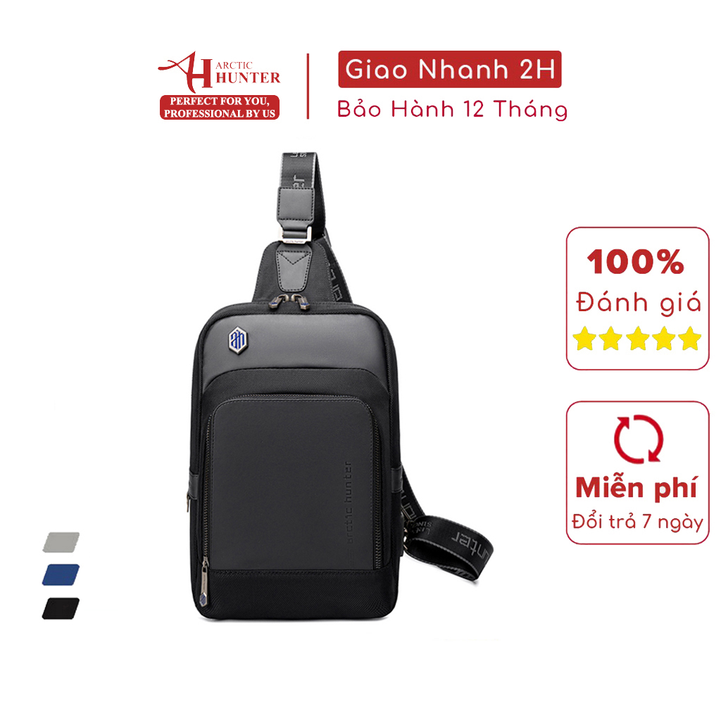 Túi đeo chéo,đeo ngực Arctic Hunter XB00116 chất liệu Oxford chống thấm