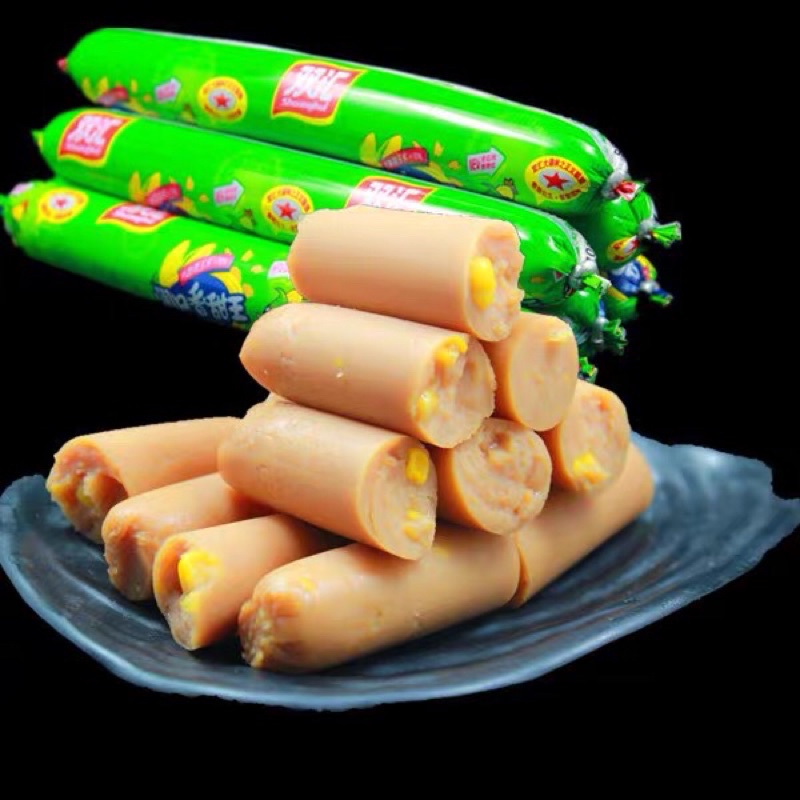 XÚC XÍCH NGÔ XANH DÀI ( 45G/ CHIẾC)