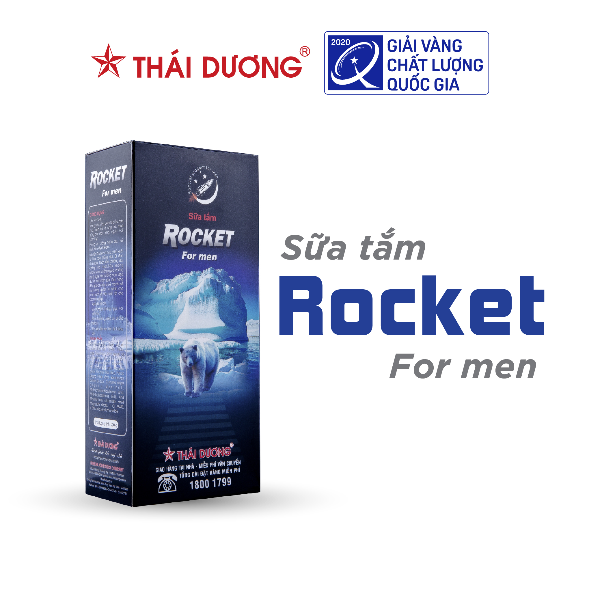 Sữa Tắm Rocket Dành Cho Nam Giới (200G) Sao Thái Dương