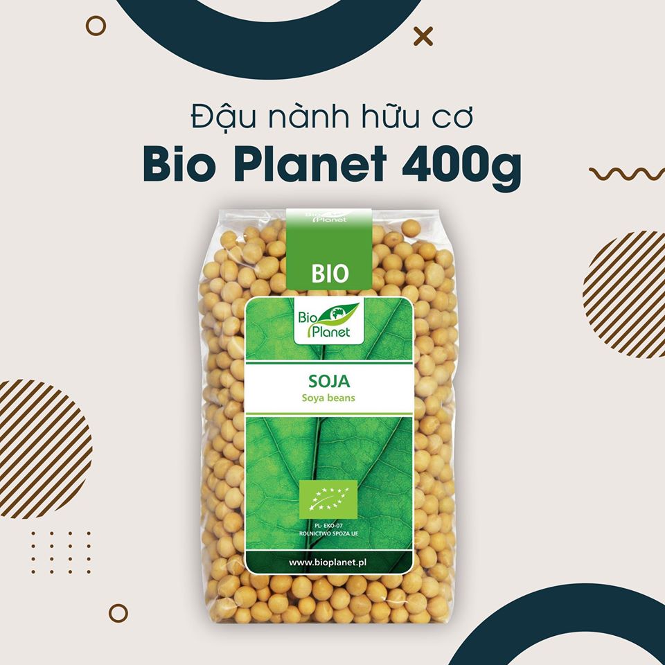 Đậu nành hữu cơ Bio Planet 400g