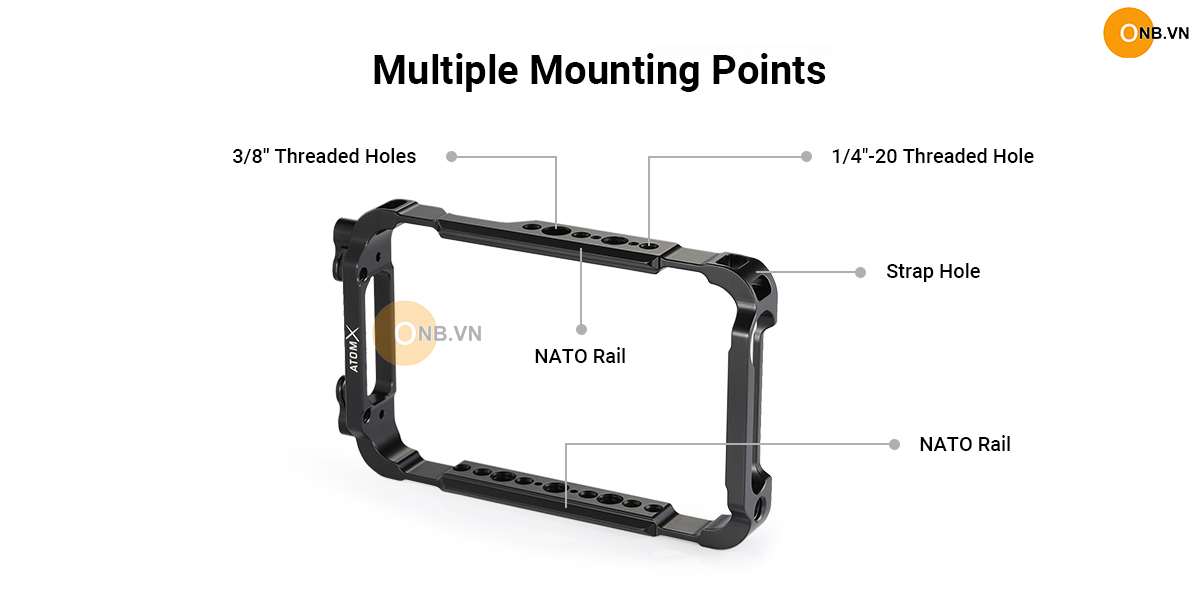 SmallRig Cage for Atomos Ninja V and V plus CMA 2209