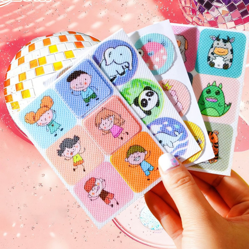 Set 36 miếng dán đuổi muỗi, chống muỗi, chống côn trùng, đuổi muỗi cho bé,họa hiết hình thú-Candy