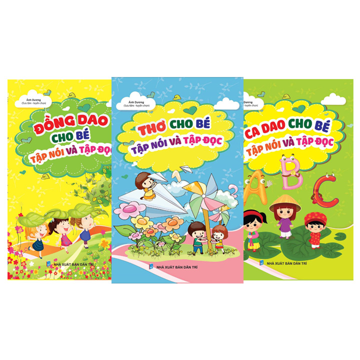 Sách thiếu nhi - Combo Sách cho bé tập nói tập đọc