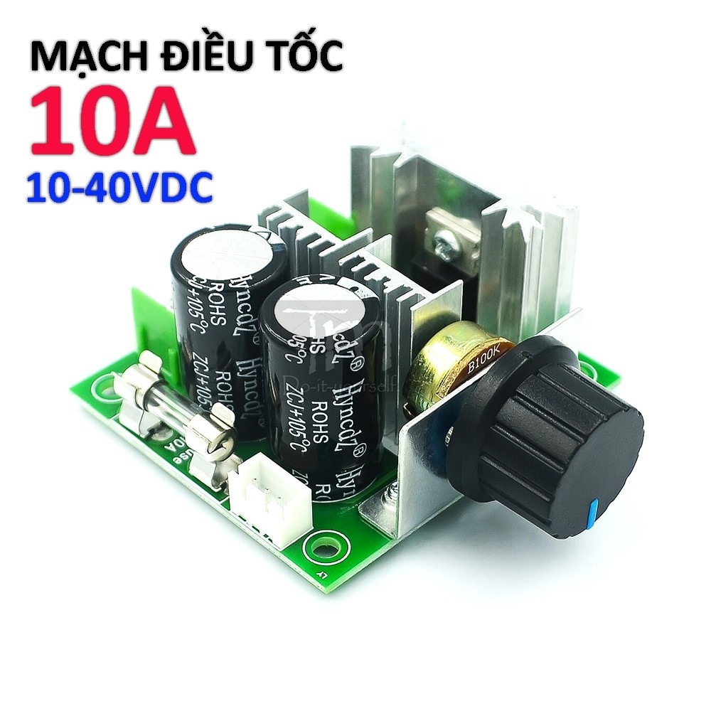 Mạch điều khiển tốc độ động cơ 12V/24V DC-40V DC -10A