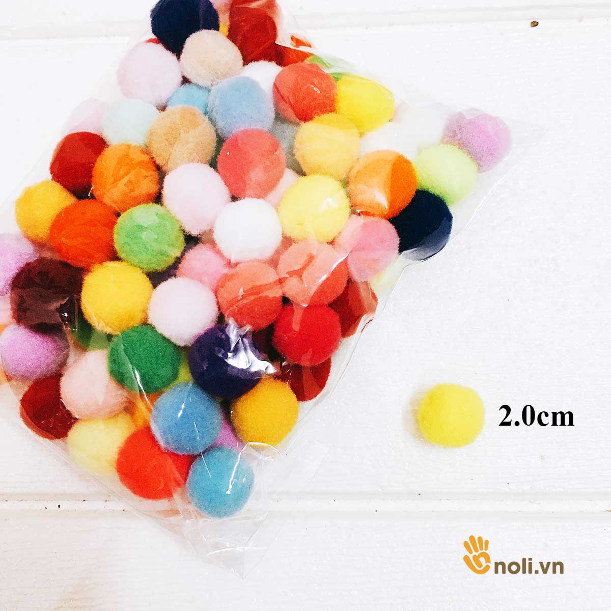 Pom Pom trang trí thú bông, túi xách, đồ handmade