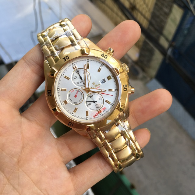 [HCM]Đồng Hồ OP Nam 6Kim Cao Cấp OP2010GV - Vàng