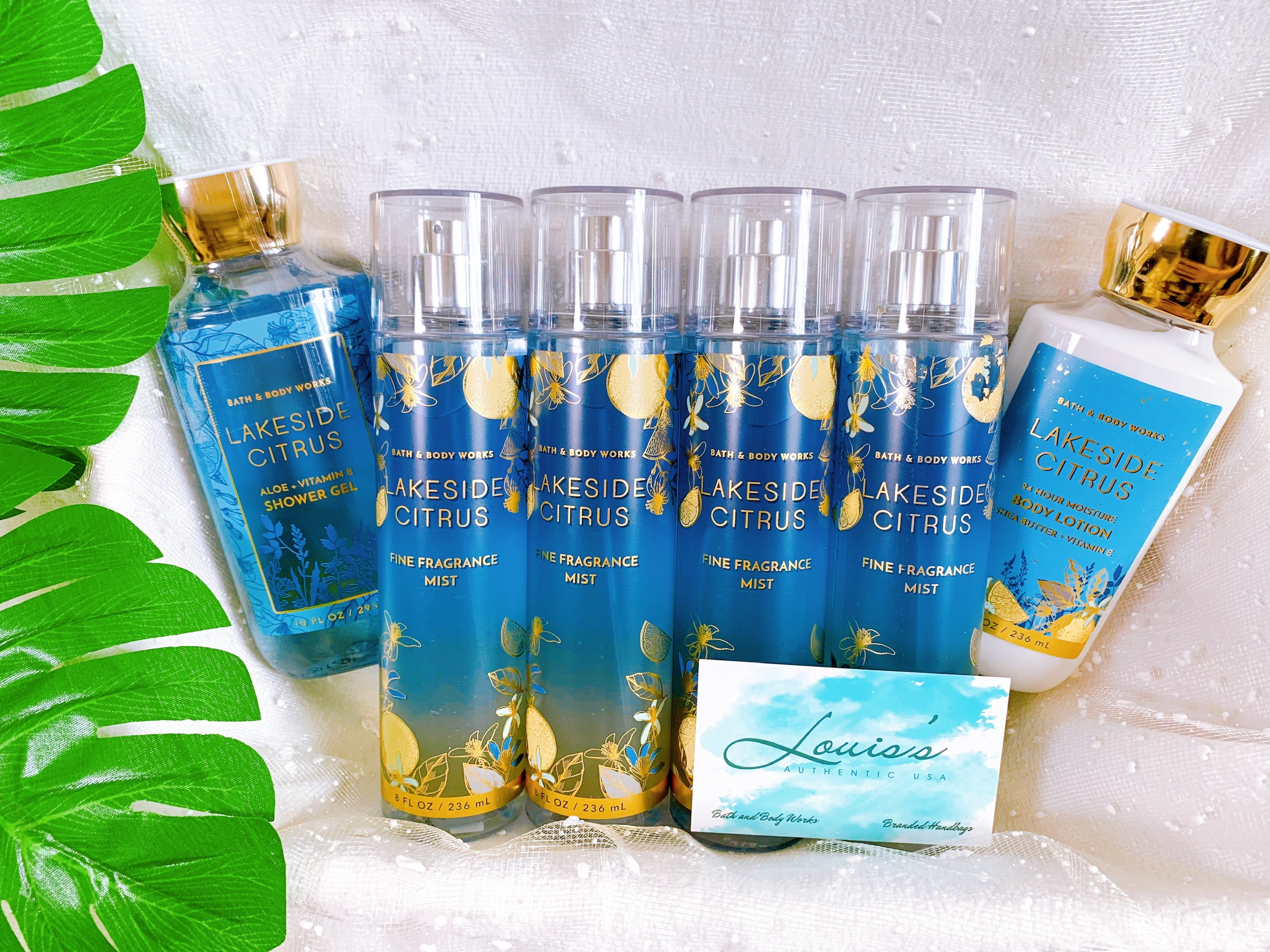 [ LAKESIDE CITRUS ] Trọn bộ chăm sóc cơ thể Bath & Body Works