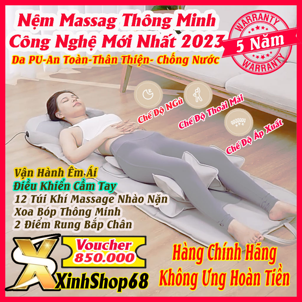 Nệm Massage Toàn Thân Cao Cấp Phiên Bản Đệm Hơi Thông Minh 2023 Đệm Massage Hồng Ngoại Ghế