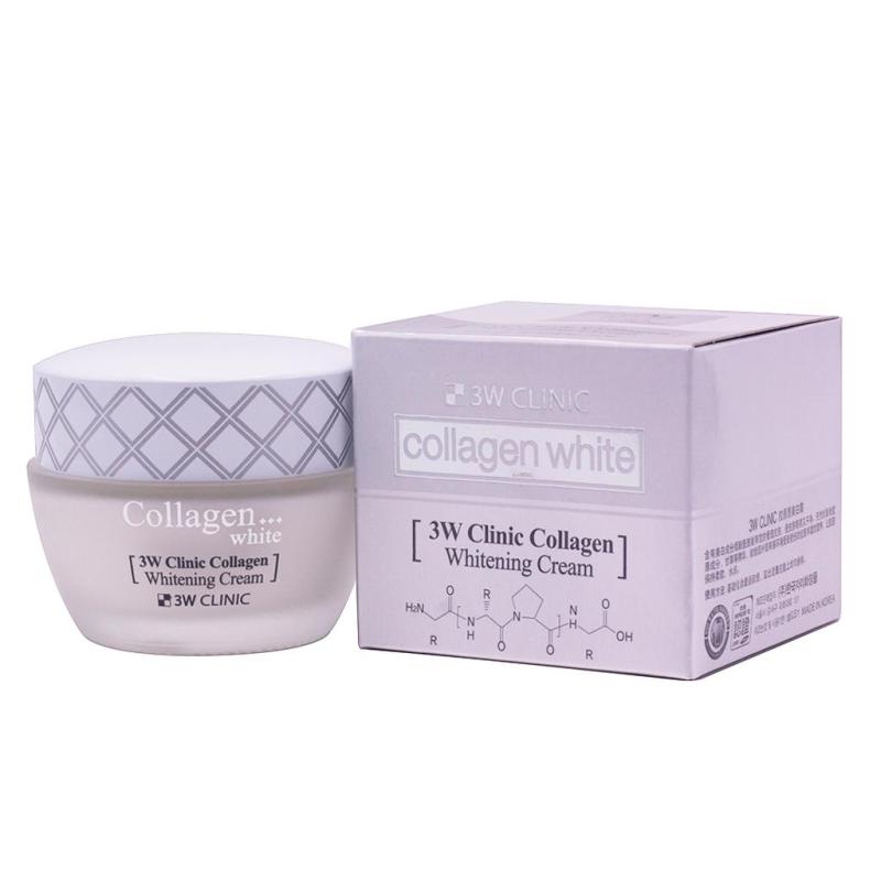 Kem dưỡng trắng da hiệu quả Hàn Quốc 3W Clinic Collagen Whitening Cream (60ml) – Hàng chính hãng cao cấp