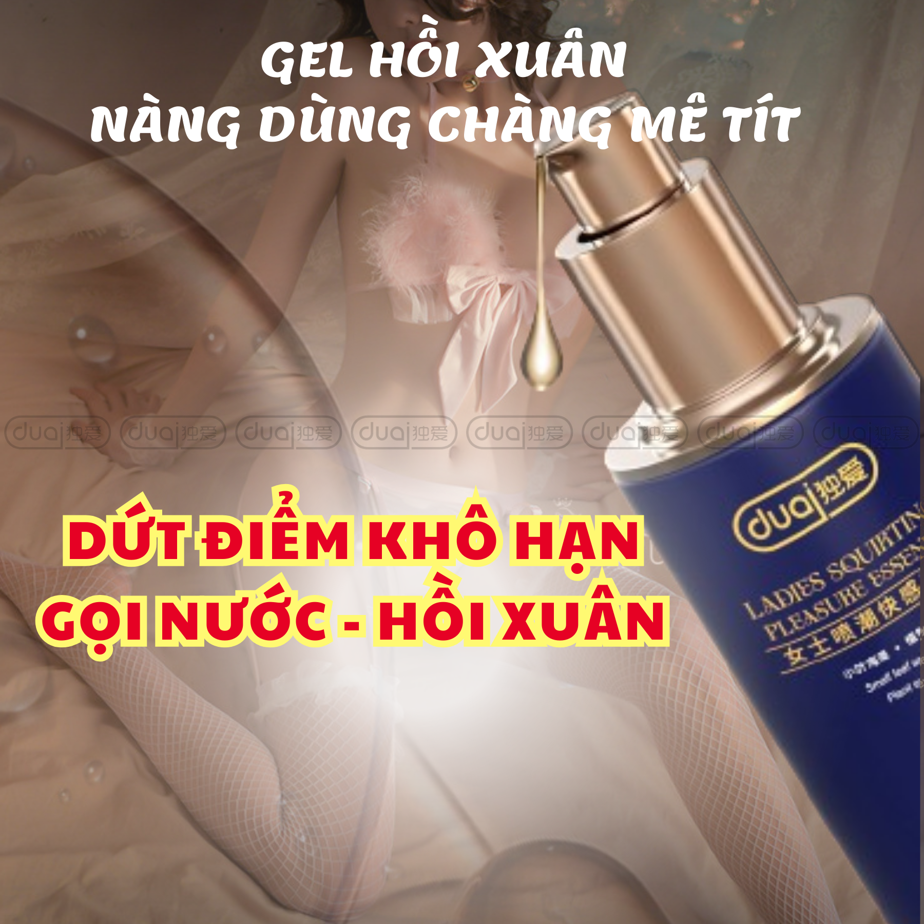 Gel Bôi Trơn Tăng Khoái Cảm Cho Nữ Tăng Thời Gian Quan Hệ Cho Nam Trơn Tru Gấp 3 Lần (Giao hàng kín đáo)