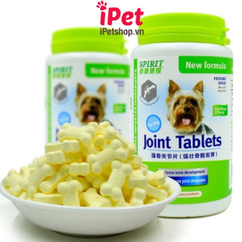 Viên Bổ Sung Dinh Dưỡng Cho Chó Spirit Canxi/Khoáng/Đẹp Lông Da/Vitamin/Tiêu Hóa/Cơ Xương Khớp - iPet Shop
