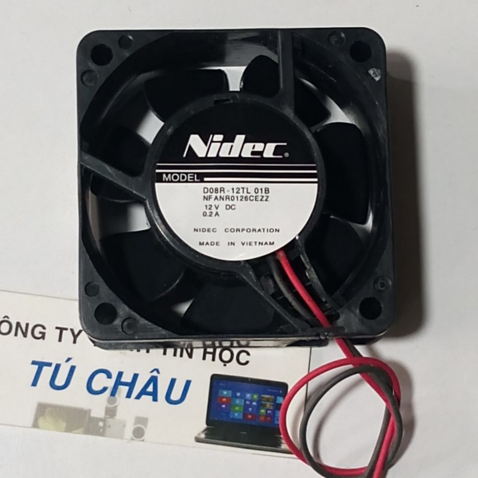 Quạt tản nhiệt fan: 6cm x 6cm x 2.5cm - điện áp dc 12v