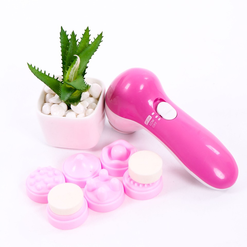 Máy rửa mặt massage 6 in1