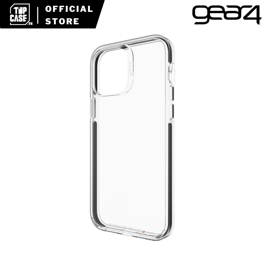 Ốp lưng chống sốc gear4 iphone 12 pro max 12 pro 12 Gear 4 Piccadilly 4m - TCG25 - trong suốt, chống ố vàng, mỏng nhẹ, hỗ trợ sạc không dây, magsafe, chống bám vân tay, chống bám bẩn, bảo vệ camera, ôm sát viền - TopCase VietNam