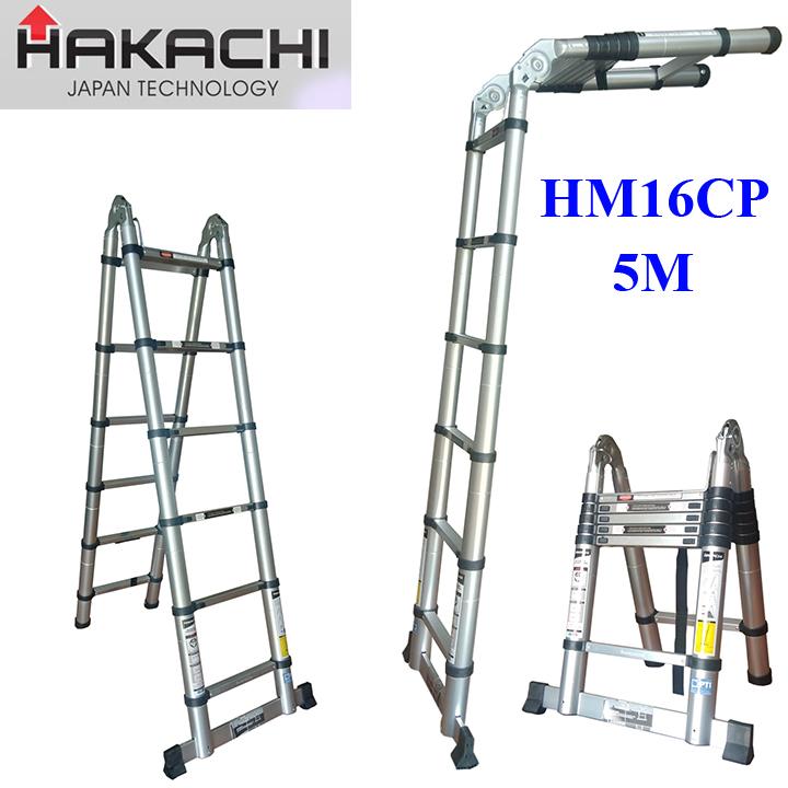 Thang nhôm rút HAKACHI HM16CP - 5m