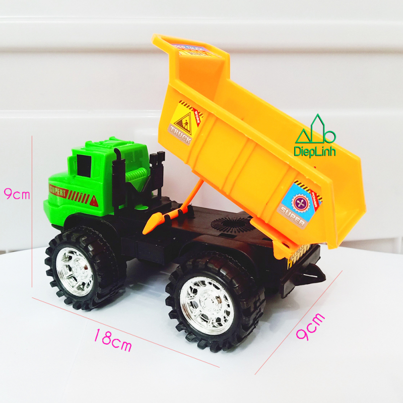 [HCM]Xe công trình- Xe mô hình đồ chơi xe xây dựng xe tải cần cẩu máy xúc xe ben xe bồn Diệp Linh
