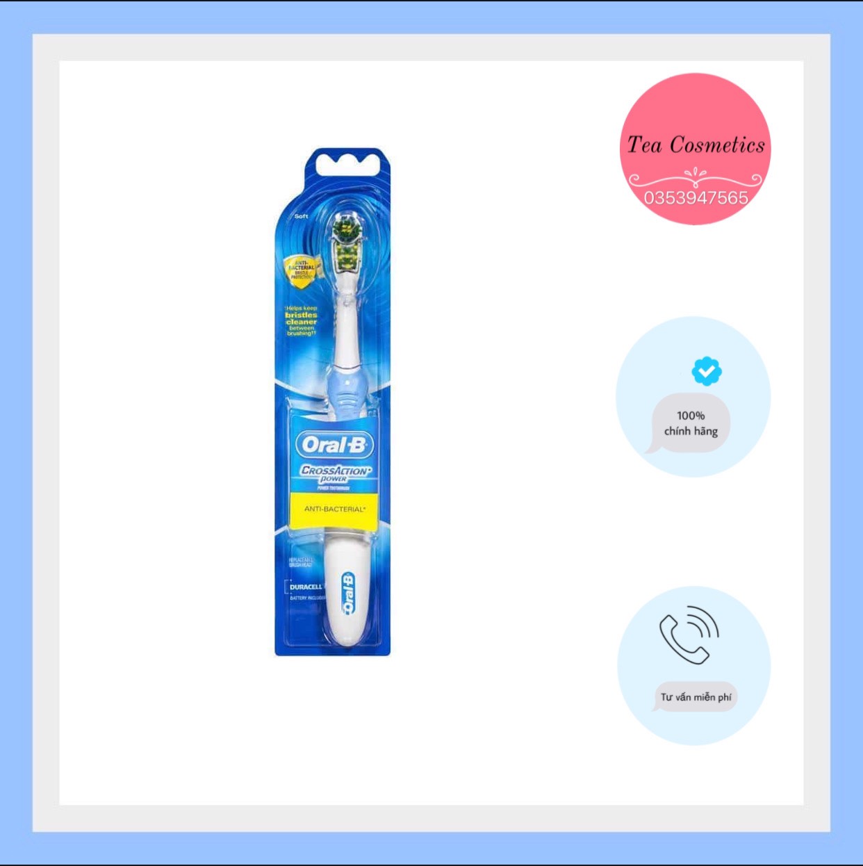 Bàn Chải Điện Oral B Cross Action Power