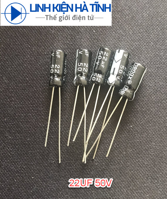 50 con tụ hóa 22uf 50v tụ 22uf 50v
