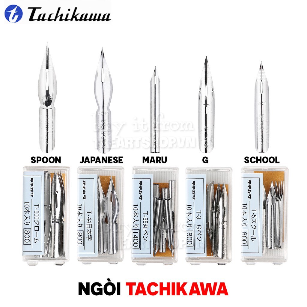 Ngòi bút sắt TACHIKAWA japan chuyên dụng vẽ truyện tranh