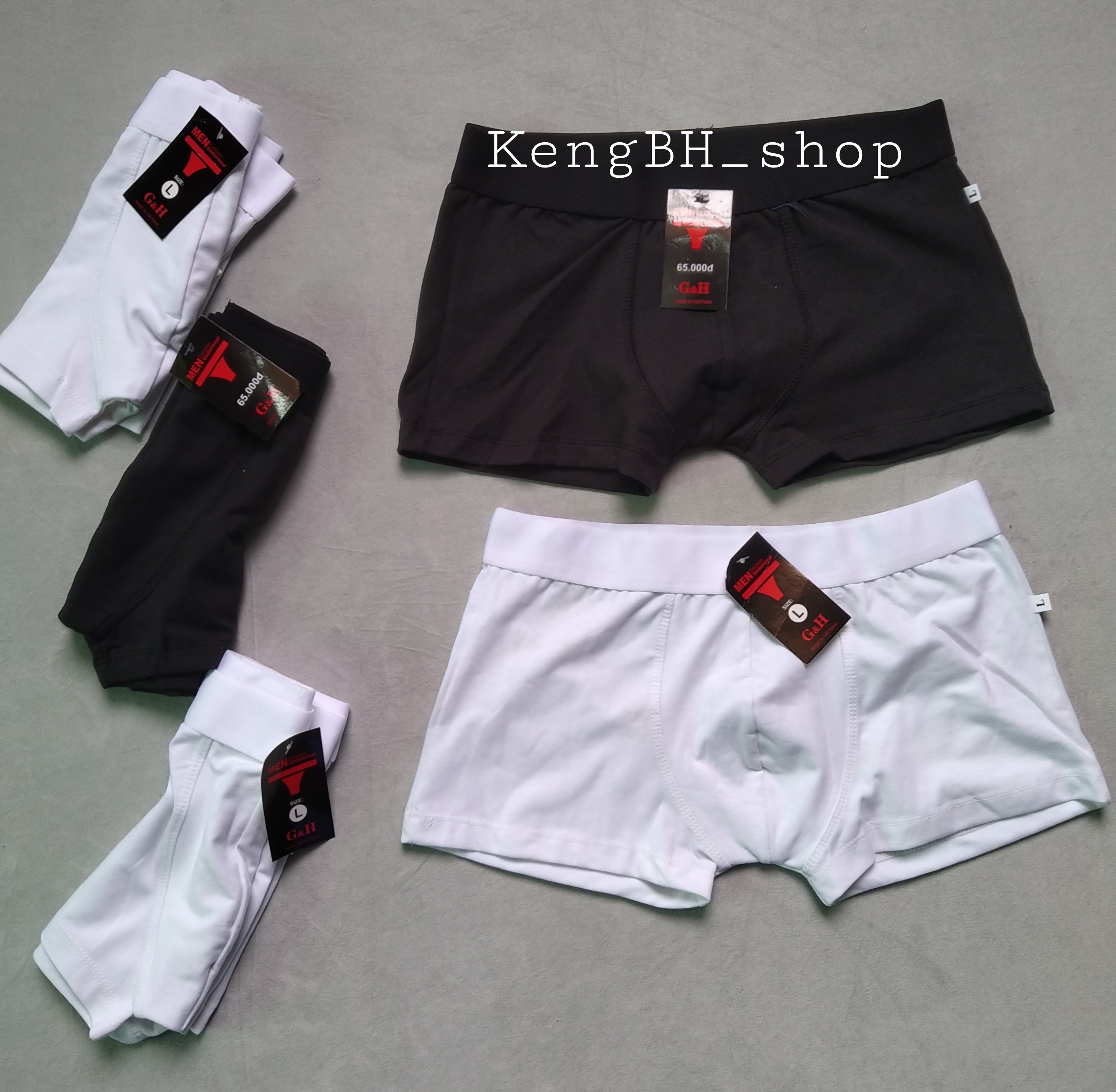 COMBO 2 Quần Lót Nam BOXER COTON [VIDEO] Co Giãn