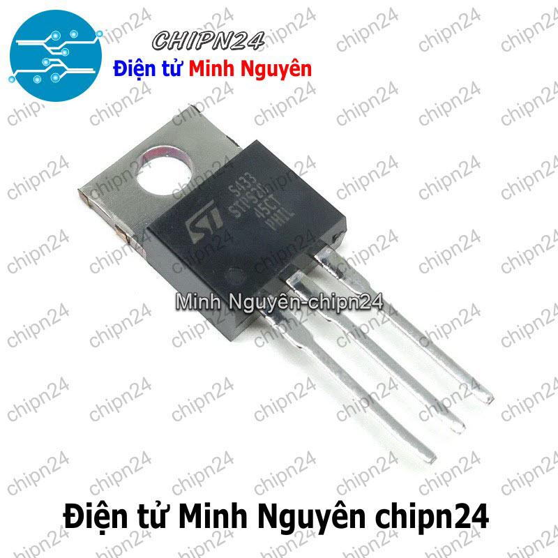 [1 con] (DIP) Diode STPS2045CT TO-220 20A 45V (STPS2045 STPS 2045 2045CT) [Diode Schottky] - HH003262