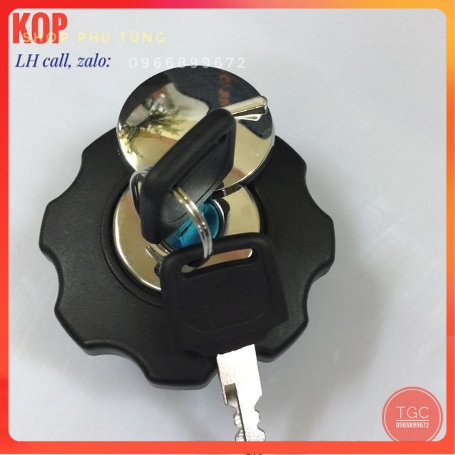 Nắp xăng xe honda win, sẵn khoá nắp bình xăng win