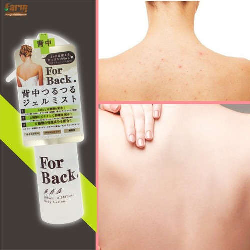 Chai Xịt Mụn Lưng 100ml For Back Nhật Bản