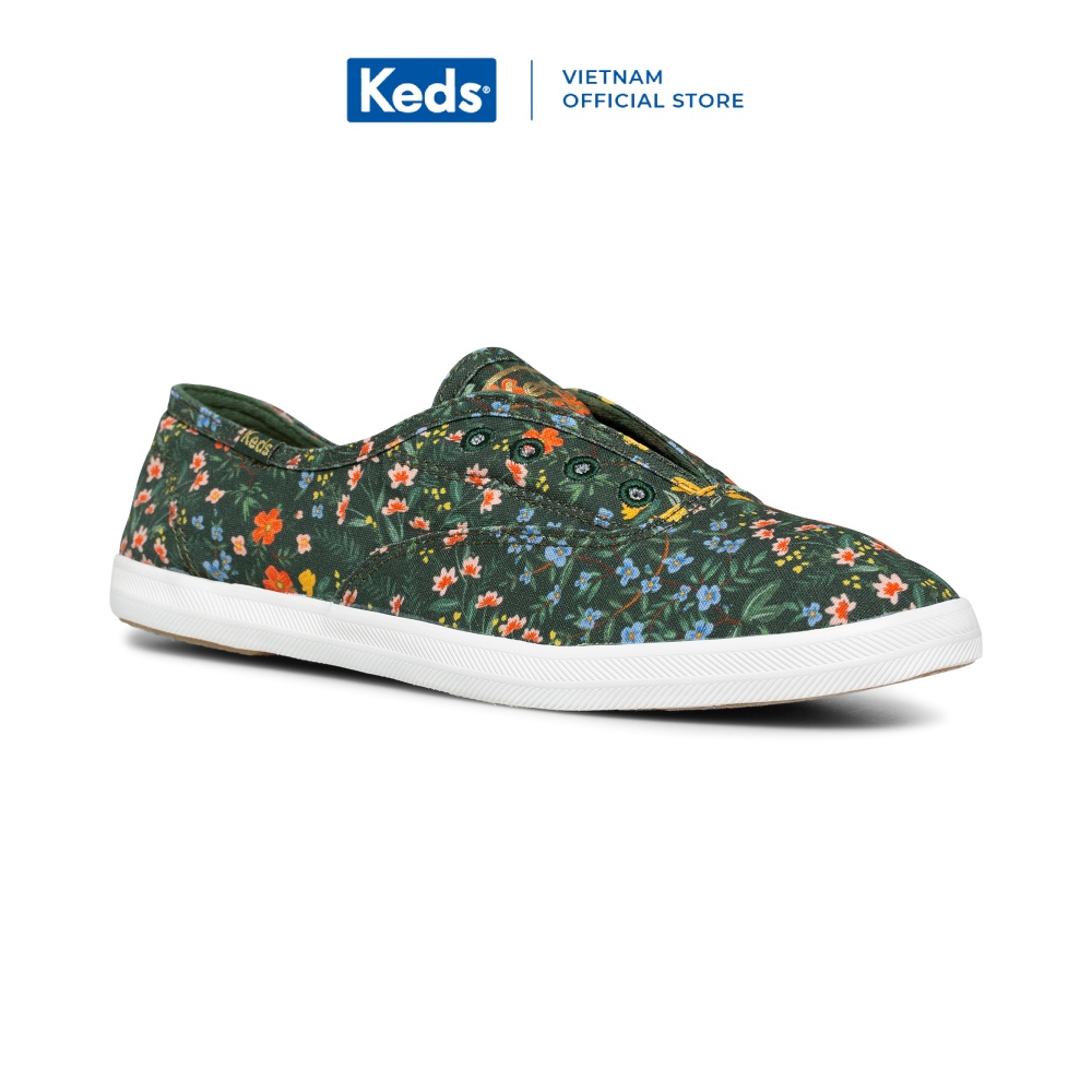 Giày Keds Nữ- Rifle Paper Co. Chillax Wildwood Green- KD066084