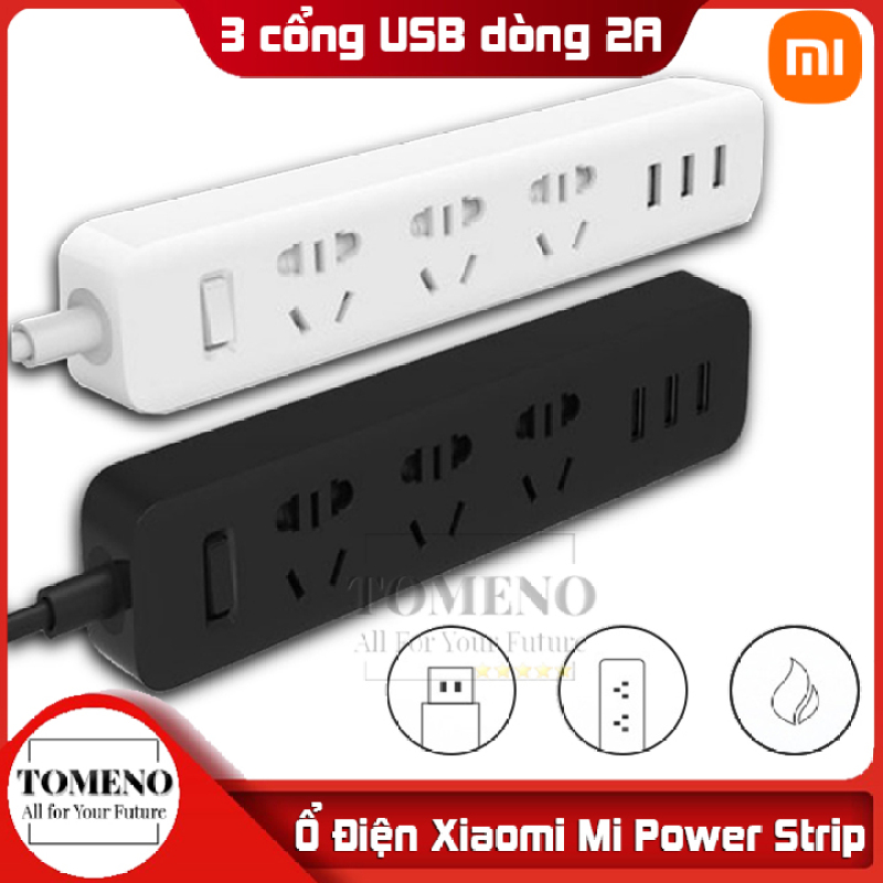 Bảng giá Ổ Cắm Điện Đa Năng Xiaomi Mi Power Strip Thông Minh Tích Hợp 3 Khe Cắm USB 2A AI Tự Điều Áp Ra , Ổ cắm điện thông minh , ổ điện , ổ điện đa năng Xiaomi , ổ điện xiaomi , Ổ cắm điện Xiaomi